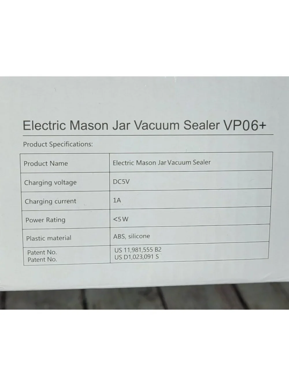NIB Unbranded Electric Mason Jar Vacuum Sealer Kit w/ Metal Lids Sauce Preserves